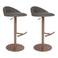 Adjustable Height Bar Stool Contemporary Dining Stool with Footrest