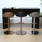 Adjustable Height Bar Stool Contemporary Dining Stool with Footrest