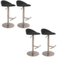 Adjustable Height Bar Stool Contemporary Dining Stool with Footrest