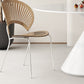 Contemporary Round Dining Table Sintered Stone Table with Metal Base Clearhalo 'Dining Tables & Seating' 'Dining Tables' 'dining_table' 'furn' 'furn_dining_table' 'Furniture' 'Kitchen & Dining Furniture' 6769384