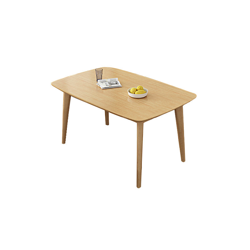 Solid Wood Dining Room Table Modern Dining Table for Kitchen Natural Without Chairs Clearhalo 'Dining Tables & Seating' 'Dining Tables' 'dining_table' 'furn' 'furn_dining_table' 'Furniture' 'Kitchen & Dining Furniture' 6769582