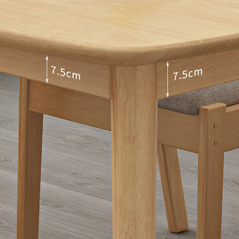 Solid Wood Dining Room Table Modern Dining Table for Kitchen Clearhalo 'Dining Tables & Seating' 'Dining Tables' 'dining_table' 'furn' 'furn_dining_table' 'Furniture' 'Kitchen & Dining Furniture' 6769588