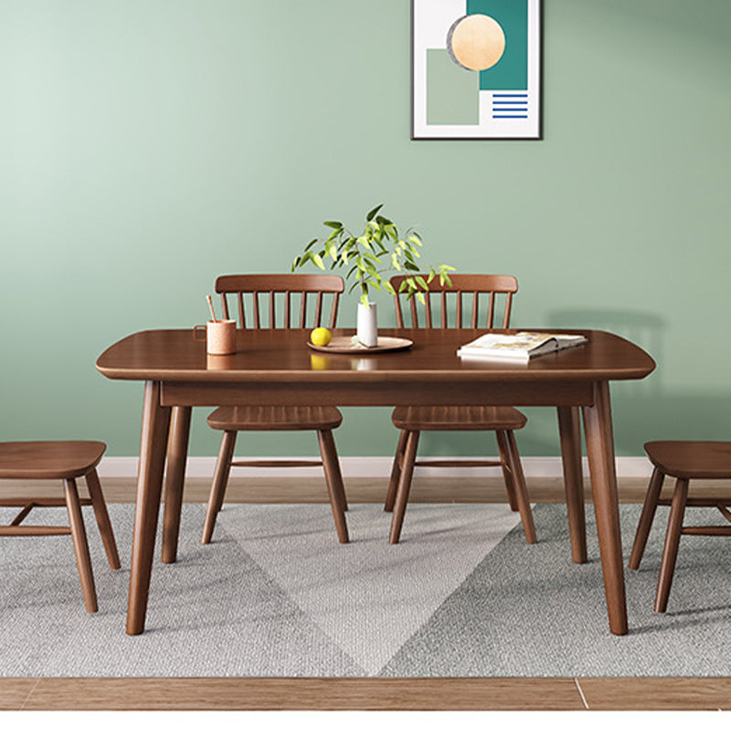 Solid Wood Dining Room Table Modern Dining Table for Kitchen Clearhalo 'Dining Tables & Seating' 'Dining Tables' 'dining_table' 'furn' 'furn_dining_table' 'Furniture' 'Kitchen & Dining Furniture' 6769596