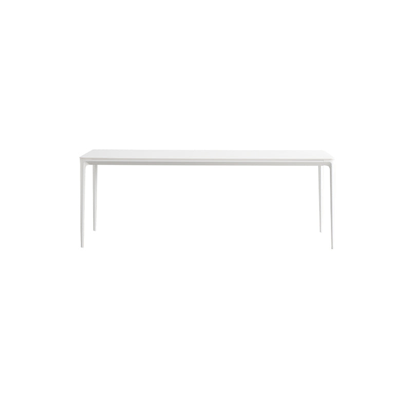 Contemporary Dinette Table Rectangle Stone Dining Room Table for Dining Room Clearhalo 'Dining Tables & Seating' 'Dining Tables' 'dining_table' 'furn' 'furn_dining_table' 'Furniture' 'Kitchen & Dining Furniture' 6769608