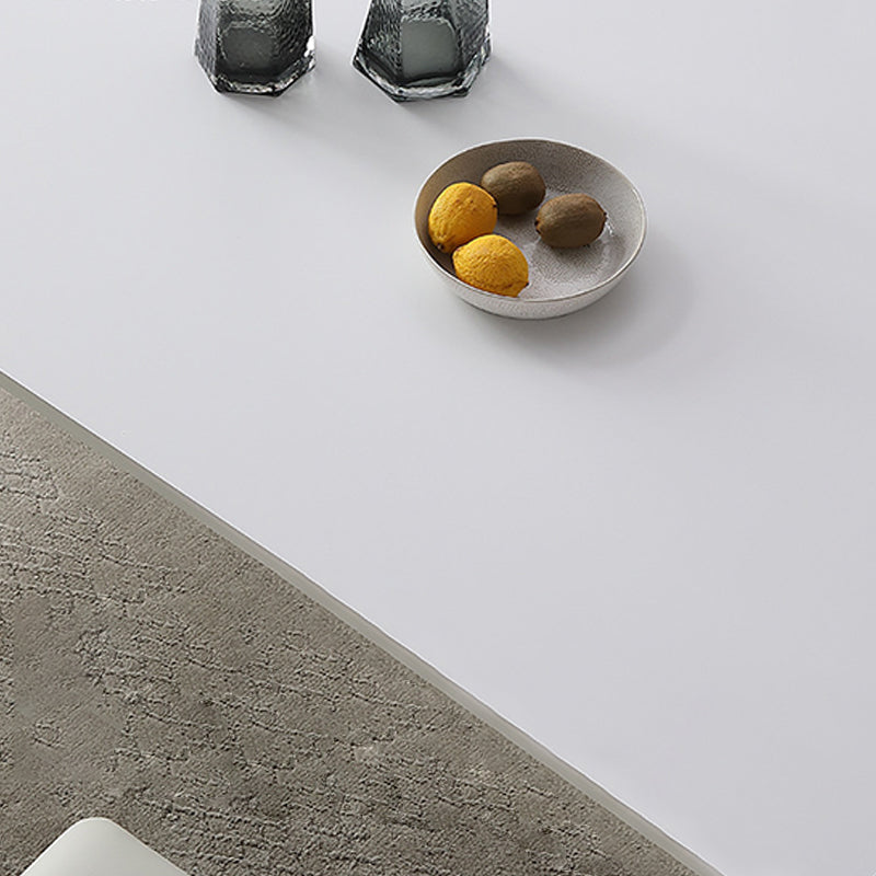 Contemporary Dinette Table Rectangle Stone Dining Room Table for Dining Room Clearhalo 'Dining Tables & Seating' 'Dining Tables' 'dining_table' 'furn' 'furn_dining_table' 'Furniture' 'Kitchen & Dining Furniture' 6769610