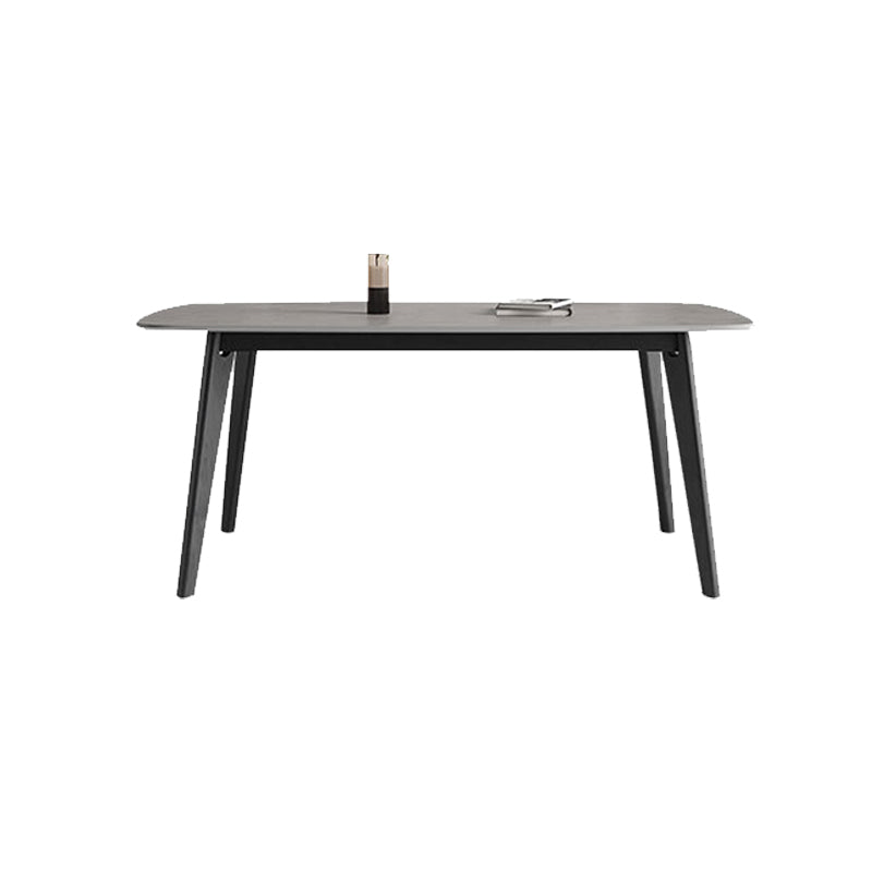 Tavolo da pranzo per la casa, sala da pranzo, tavolo da cucina moderno con cornice nera