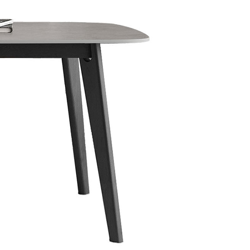 Tavolo da pranzo per la casa, sala da pranzo, tavolo da cucina moderno con cornice nera