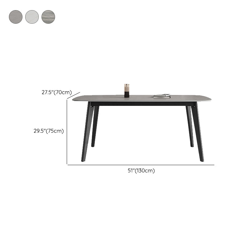 Tavolo da pranzo per la casa, sala da pranzo, tavolo da cucina moderno con cornice nera