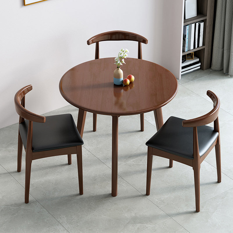 Solid Wood Dining Room Table Round Dining Table for Dining Room