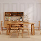 Table de salle à manger contemporaine Table de salle à manger rectangulaire en bois massif naturel