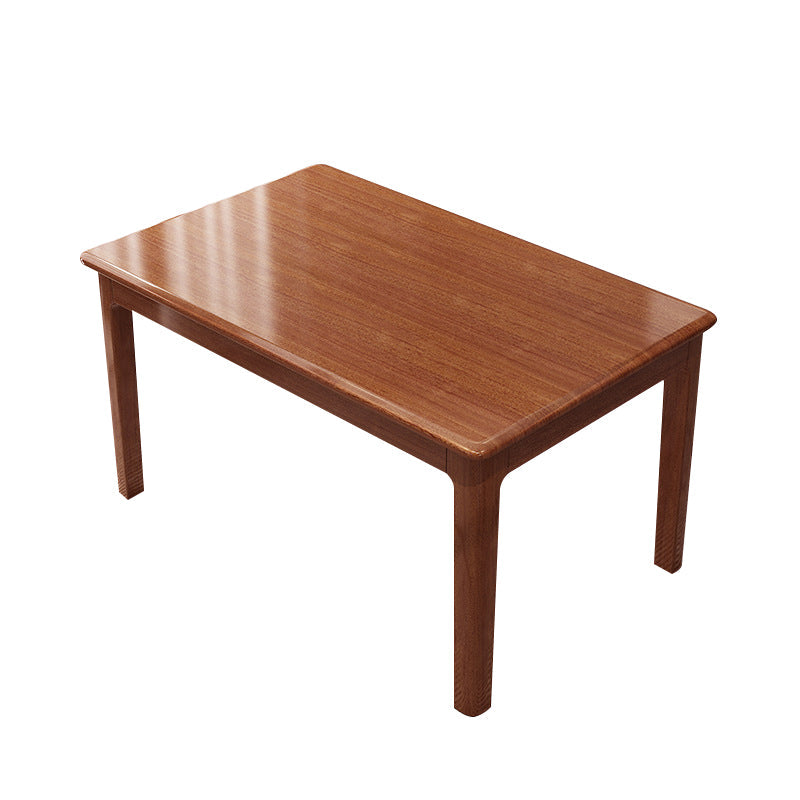Rectangle Dining Room Table Wood Dining Table for Dining Room Clearhalo 'Dining Tables & Seating' 'Dining Tables' 'dining_table' 'furn' 'furn_dining_table' 'Furniture' 'Kitchen & Dining Furniture' 6769705