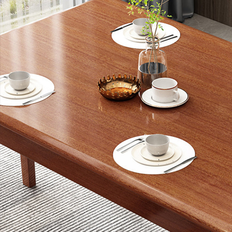 Rectangle Dining Room Table Wood Dining Table for Dining Room Clearhalo 'Dining Tables & Seating' 'Dining Tables' 'dining_table' 'furn' 'furn_dining_table' 'Furniture' 'Kitchen & Dining Furniture' 6769706