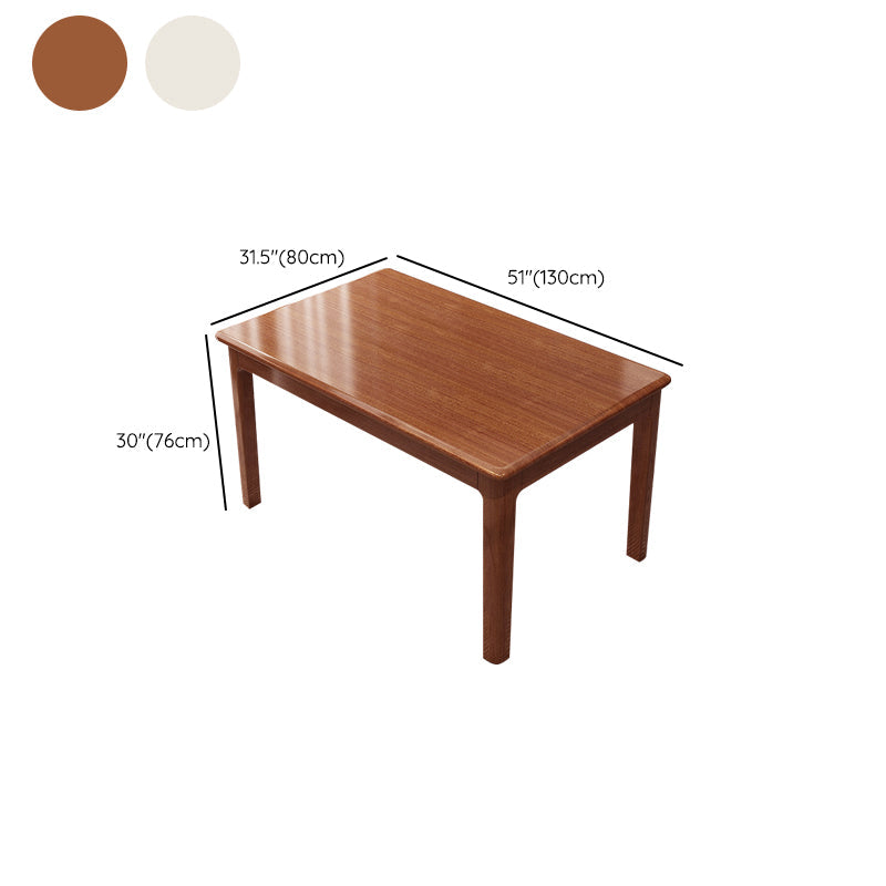 Rectangle Dining Room Table Wood Dining Table for Dining Room Clearhalo 'Dining Tables & Seating' 'Dining Tables' 'dining_table' 'furn' 'furn_dining_table' 'Furniture' 'Kitchen & Dining Furniture' 6769709
