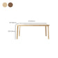 Contemporary Furniture Rectangle Stone Dining Room Table for Kitchen Clearhalo 'Dining Tables & Seating' 'Dining Tables' 'dining_table' 'furn' 'furn_dining_table' 'Furniture' 'Kitchen & Dining Furniture' 6769745