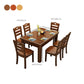 Rubberwood Solid Wood Dining Table Contemporary Dining Table Clearhalo 'Dining Tables & Seating' 'Dining Tables' 'dining_table' 'furn' 'furn_dining_table' 'Furniture' 'Kitchen & Dining Furniture' 6769781