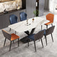 Industrial Dining Room Table Stone Rectangle Dinette Table for Dining Room Clearhalo 'Dining Tables & Seating' 'Dining Tables' 'dining_table' 'furn' 'furn_dining_table' 'Furniture' 'Kitchen & Dining Furniture' 6769790