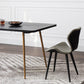 Rectangle Home Kitchen Table Tripod Base Solid Wood Top Dining Table