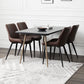 Rectangle Home Kitchen Table Tripod Base Solid Wood Top Dining Table