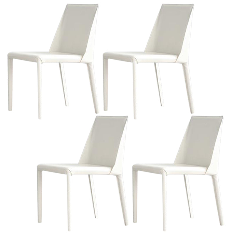 Contemporain 1/4/5/6/7 Pièces chaises de restauration Ensemble de meubles en pierre rectangulaire en blanc