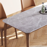 Contemporary Style 1/2/3/4 Pieces Dining Chairs Set Rectangle Stone Furniture in White