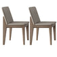 Contemporary Style 1/2/3/5/7 Pieces Dining Chairs Set Rectangle Stone Furniture in White