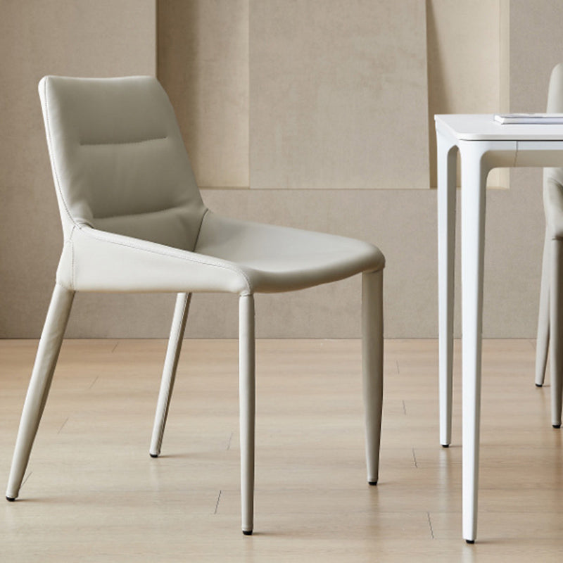 Style moderne 1/2/5/7 Pièces chaises de restauration Ensemble de meubles en pierre rectangulaire en blanc