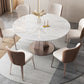Modern 1/2/5/7 Pieces Dining Set Stone Collapsible Dining Table for Dining Room