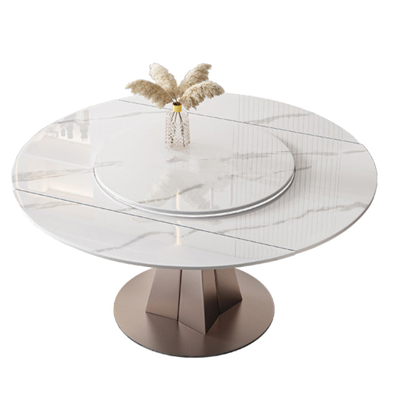 Modern 1/2/5/7 Pieces Dining Set Stone Collapsible Dining Table for Dining Room