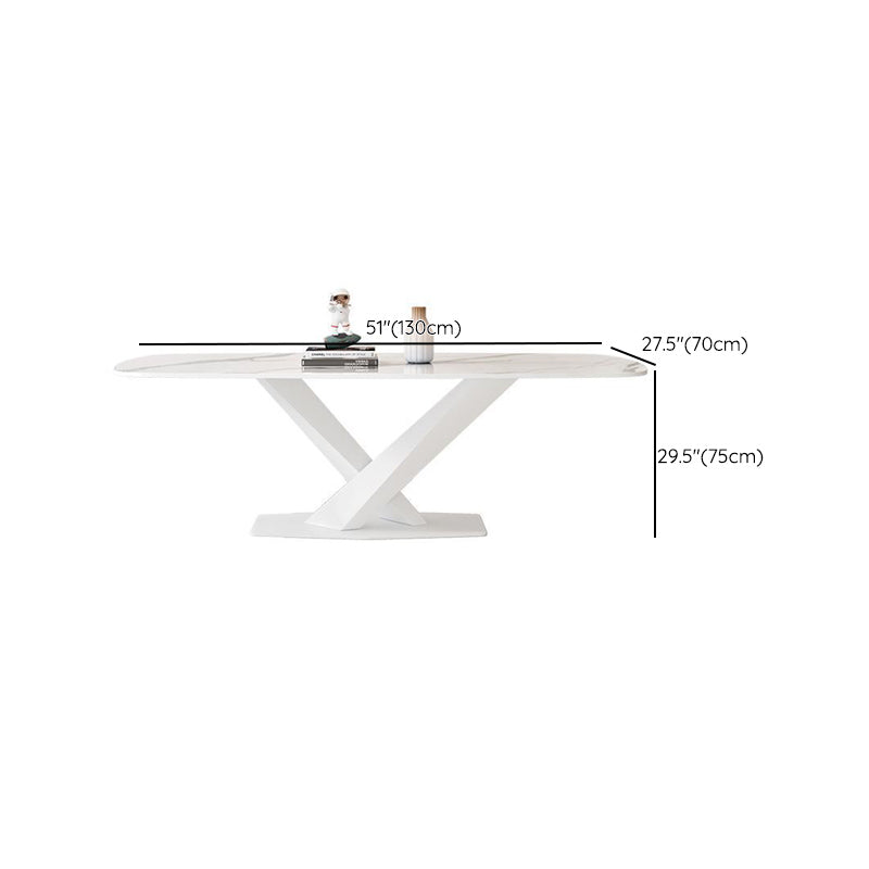 1/2/3/3/5 PIÈCES PIÈCES PIÈCES PLATIQUE RECTANGE RECTANGE Table à manger en pierre pour salle à manger