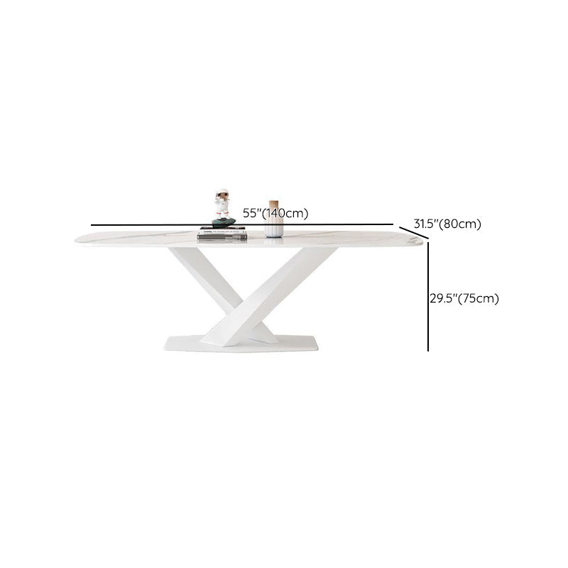 1/2/3/3/5 PIÈCES PIÈCES PIÈCES PLATIQUE RECTANGE RECTANGE Table à manger en pierre pour salle à manger