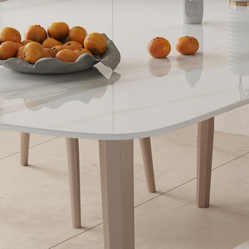 Modern 1/2/5 stukken Dinerset rechthoekige stenen keuken eettafel