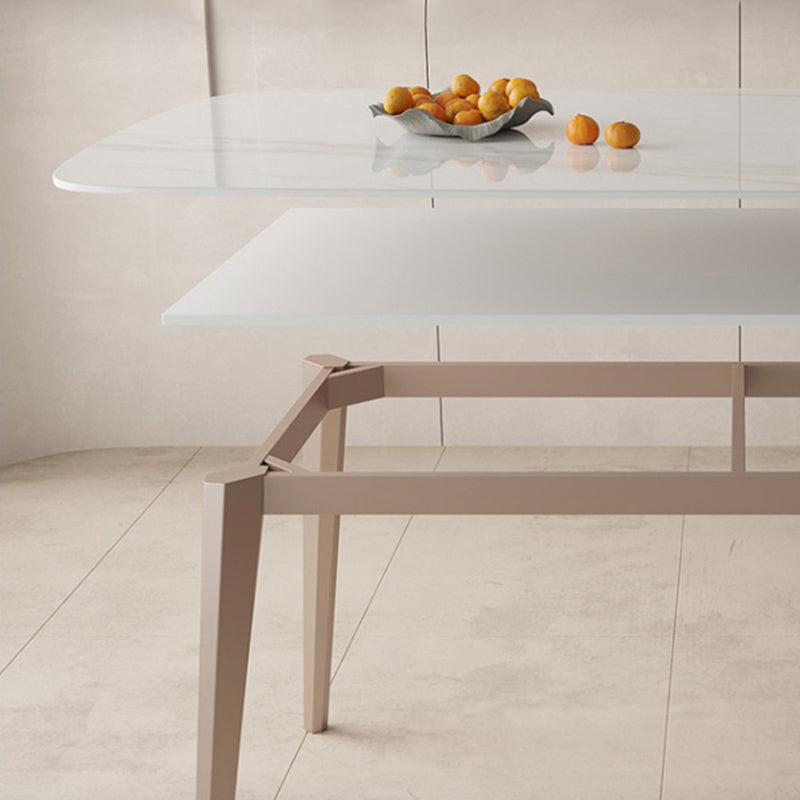 Modern 1/2/5 stukken Dinerset rechthoekige stenen keuken eettafel