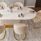 Nordic 1/4/5/7 Pieces Dining Set Stone Dining Table for Dining Room Clearhalo 'Dining Room Sets' 'Dining Tables & Seating' 'dining_room_set' 'furn' 'furn_dining_room_set' 'Furniture' 'Kitchen & Dining Furniture' 6770242