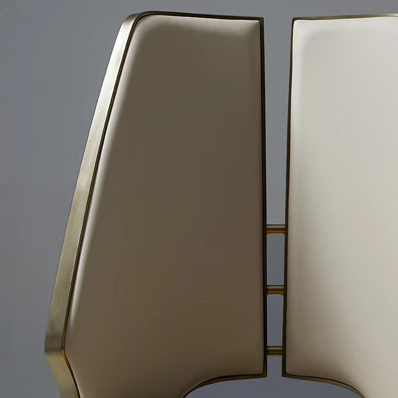 Glam Style Side Chair Metal Open Back Dining Room Chair for Indoor Clearhalo 'Dining Chairs' 'Dining Tables & Seating' 'dining_chair' 'furn' 'furn_dining_chair' 'Furniture' 'Kitchen & Dining Furniture' 6770295