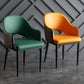 Chaises de salle à manger en faux cuir ouvert