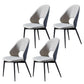 Upholstered Armless Dining Chairs Open Back Dining Side Chair