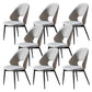 Upholstered Armless Dining Chairs Open Back Dining Side Chair