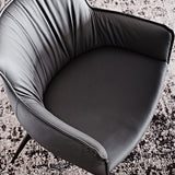 Industriële armstoel metalen vaste rug eetkamerstoel voor eetkamer