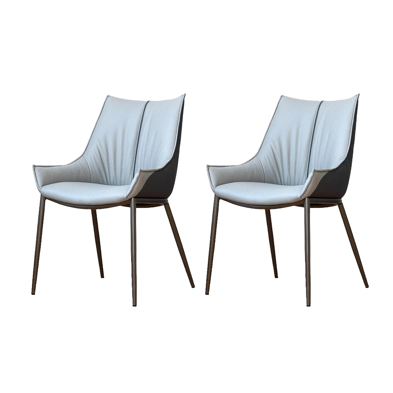 Industriële arm stoel metalen vaste rug eetkamerstoel voor binnen