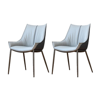 Industriële arm stoel metalen vaste rug eetkamerstoel voor binnen