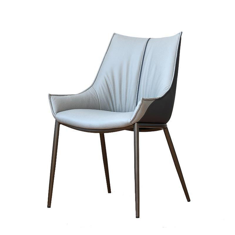 Industriële arm stoel metalen vaste rug eetkamerstoel voor binnen