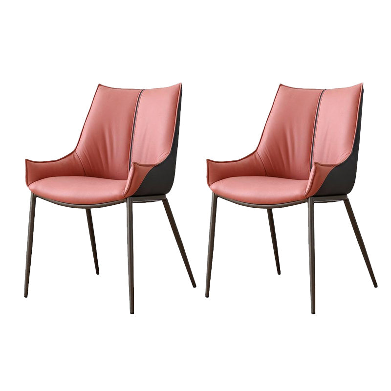 Industriële arm stoel metalen vaste rug eetkamerstoel voor binnen