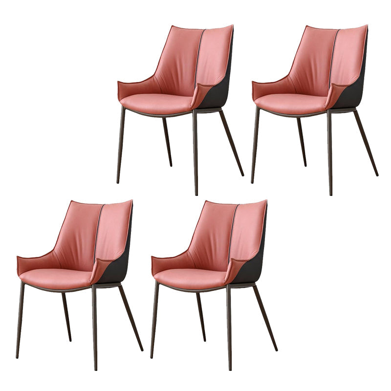 Industriële arm stoel metalen vaste rug eetkamerstoel voor binnen