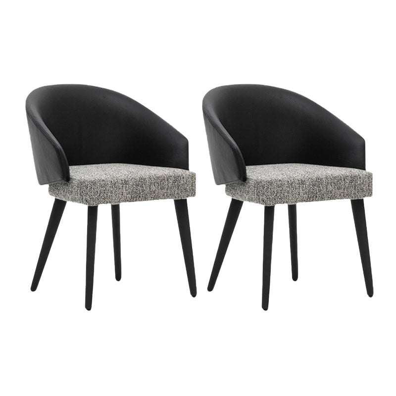 Sedia a braccio industriale in metallo sedia sala da pranzo solido sterzo per casa