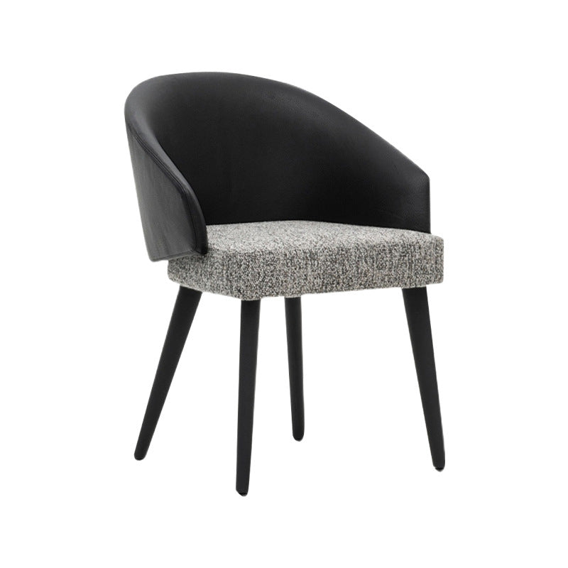 Sedia a braccio industriale in metallo sedia sala da pranzo solido sterzo per casa