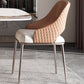 Silla de brazo contemporáneo metal silla de comedor abierta para el hogar para el hogar