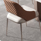 Silla de brazo contemporáneo metal silla de comedor abierta para el hogar para el hogar
