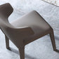 Moderne armstoel Faux Leather Solid Achter Dining Room -stoel voor binnen