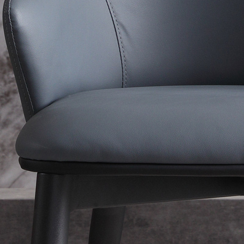 Industrial Style Arm Chair Metal Solid Back Dining Room Chair for Home Clearhalo 'Dining Chairs' 'Dining Tables & Seating' 'dining_chair' 'furn' 'furn_dining_chair' 'Furniture' 'Kitchen & Dining Furniture' 6770560