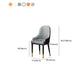 Modern Style Arm Chair Metal Solid Back Dining Chair for Kitchen Clearhalo 'Dining Chairs' 'Dining Tables & Seating' 'dining_chair' 'furn' 'furn_dining_chair' 'Furniture' 'Kitchen & Dining Furniture' 6770719